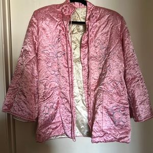 Satin handmade women’s bed jacket